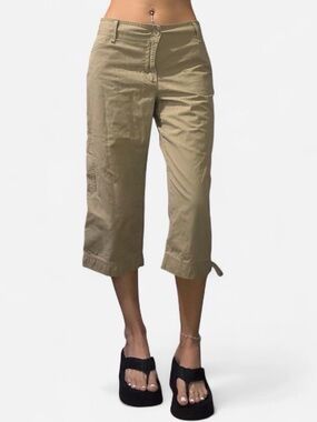 Y2K Khaki Capri Pants